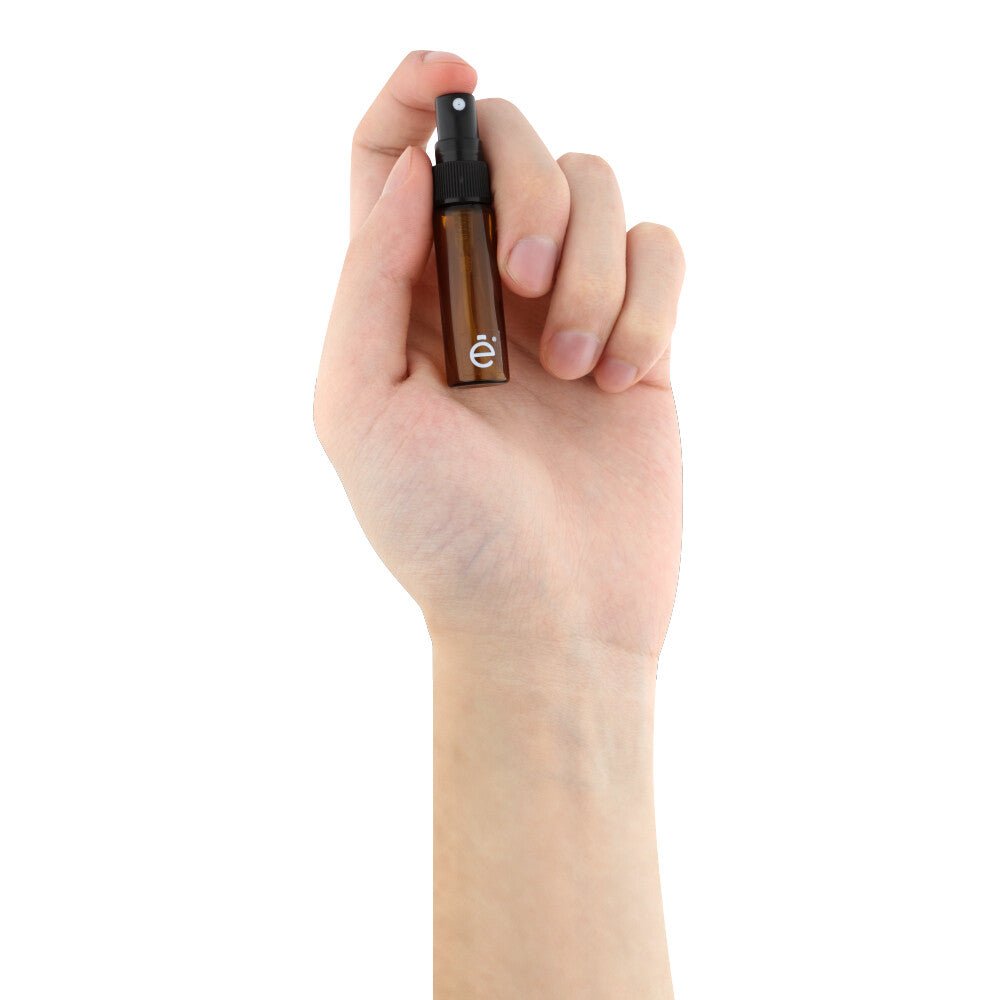 Frasco Atomizador Pluma 5 ml Vidrio Botón Simple
