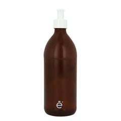 Frasco Dispensador 500 Ml Vidrio Bomba Lisa