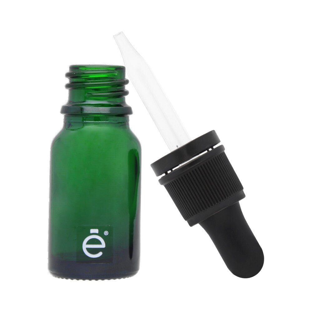 Frasco Gotero 10 Ml Vidrio Pipeta Cristal Inviolable