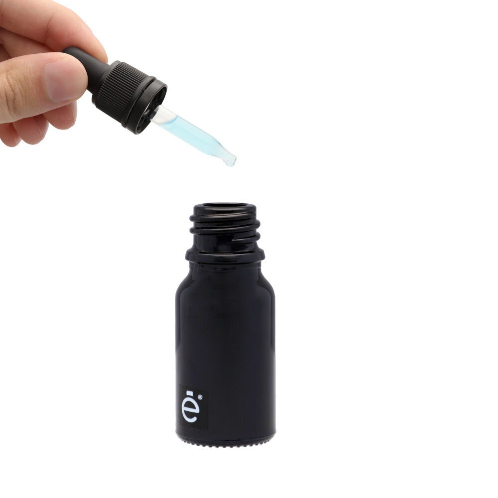 Frasco Gotero 10 Ml Vidrio Pipeta Cristal Inviolable