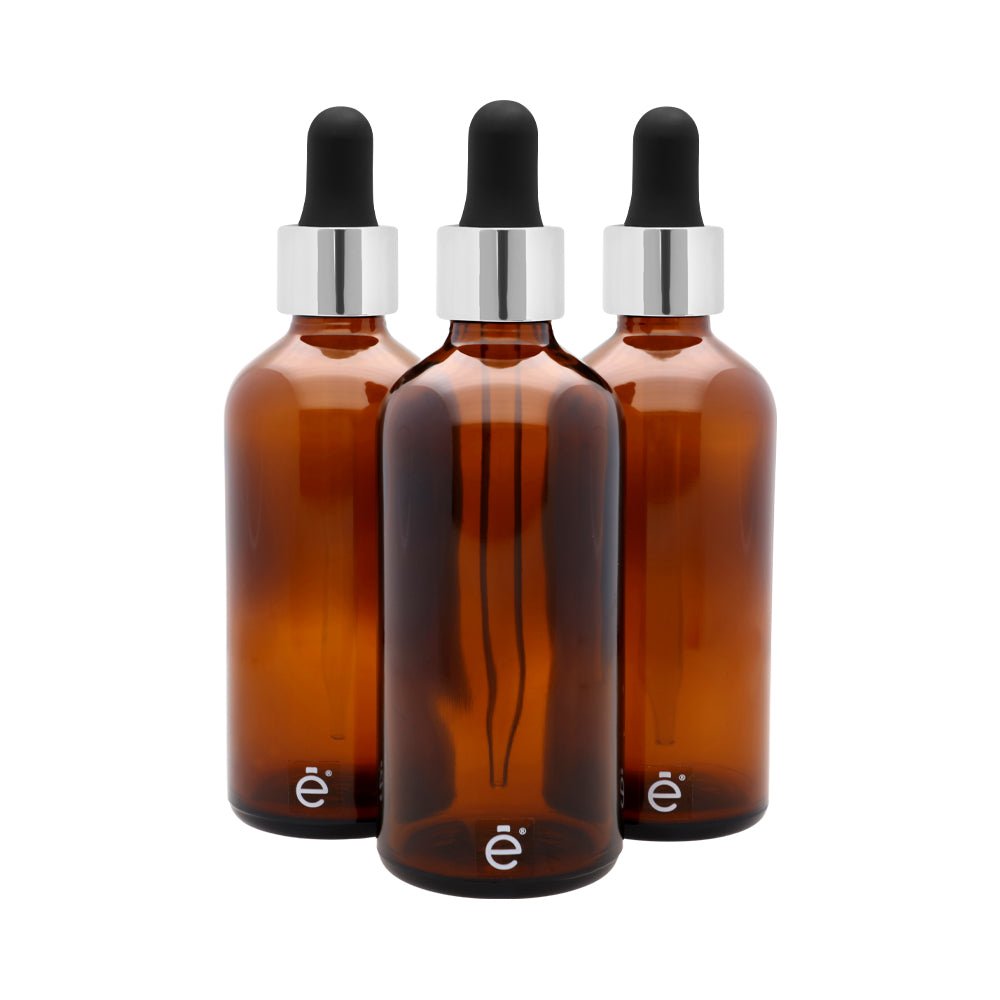 Frasco Gotero 100 Ml Vidrio Pipeta Cristal Premium