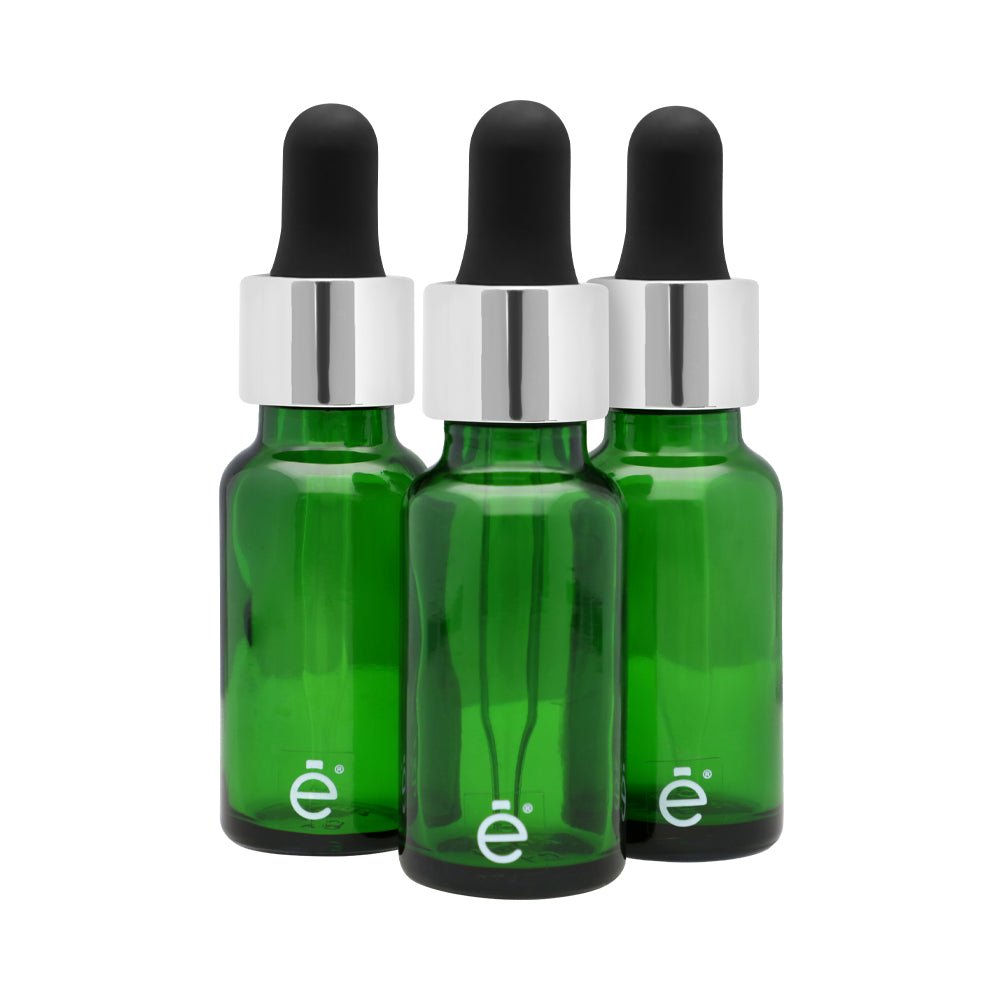 Frasco Gotero 20 Ml Vidrio Pipeta Cristal Premium