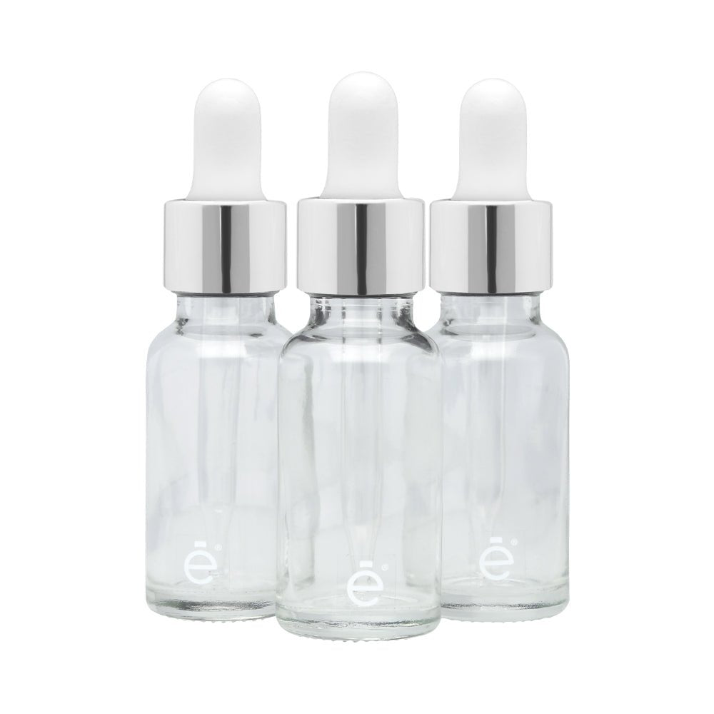 Frasco Gotero 20 Ml Vidrio Pipeta Cristal Premium