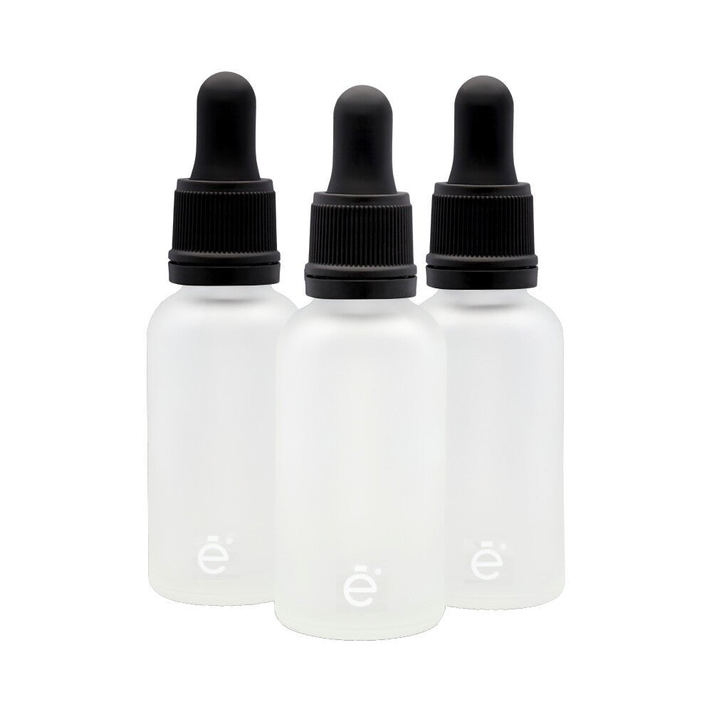 Frasco Gotero 30 Ml Frost Pipeta Cristal Graduada Inviolable