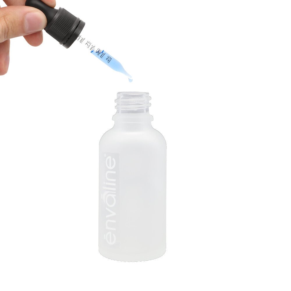 Frasco Gotero 30 Ml Frost Pipeta Cristal Graduada Inviolable