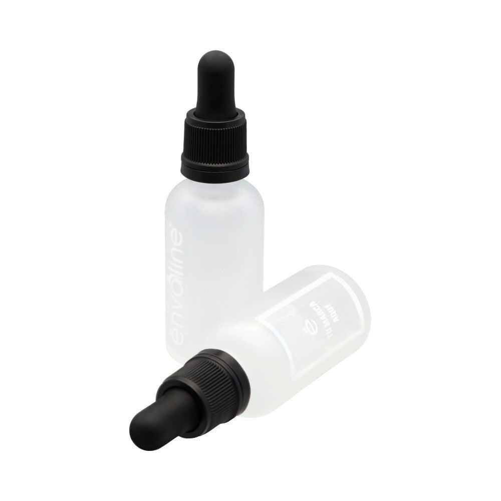 Frasco Gotero 30 Ml Frost Pipeta Cristal Inviolable