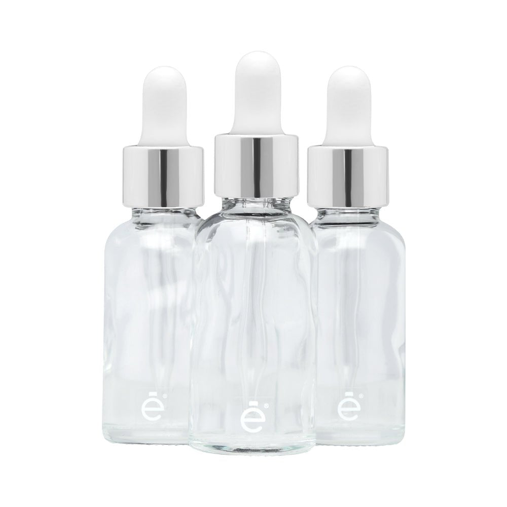 Frasco Gotero 30 Ml Vidrio Pipeta Cristal Premium