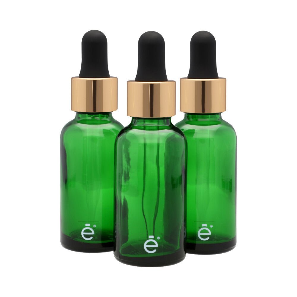 Frasco Gotero 30 Ml Vidrio Pipeta Cristal Premium