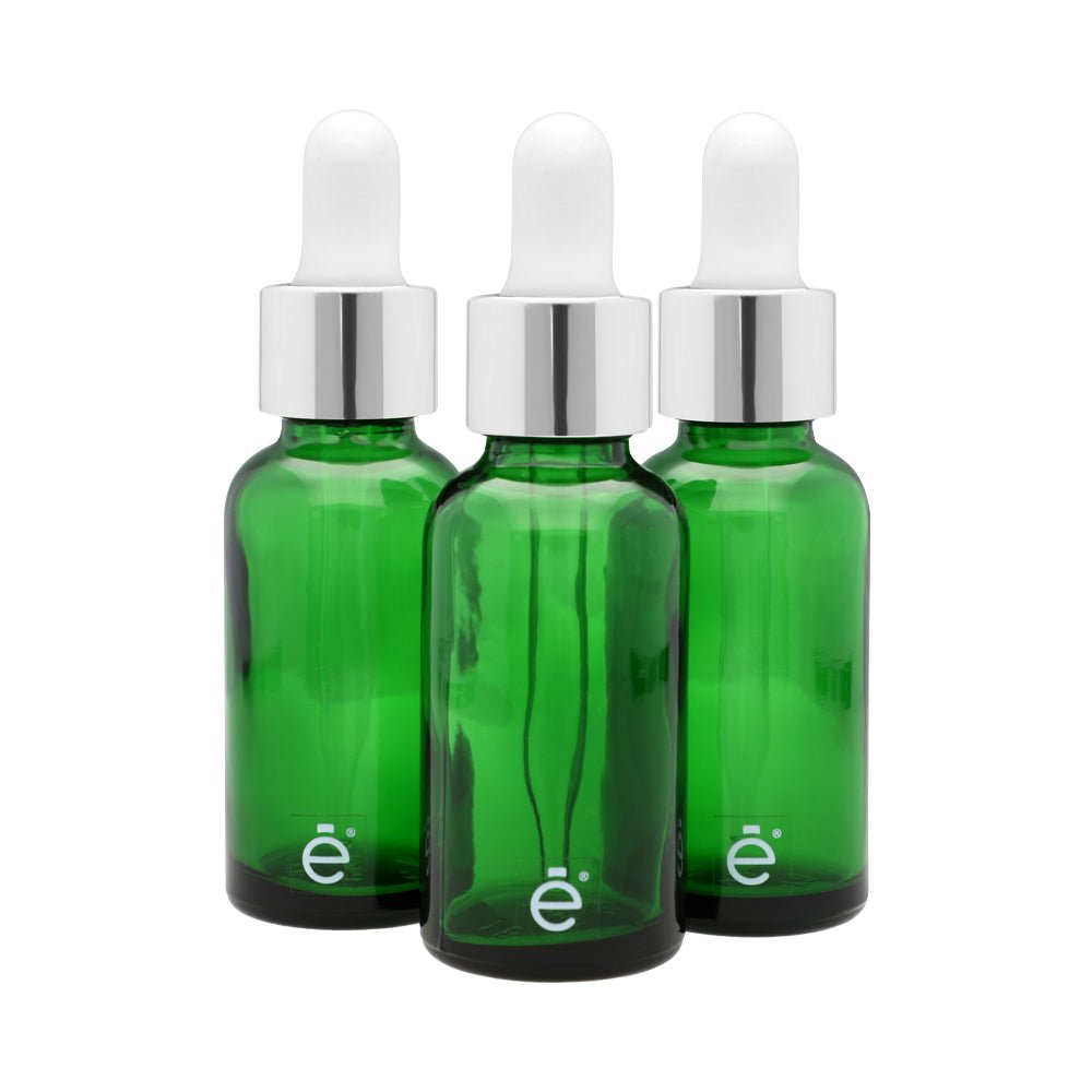Frasco Gotero 30 Ml Vidrio Pipeta Cristal Premium