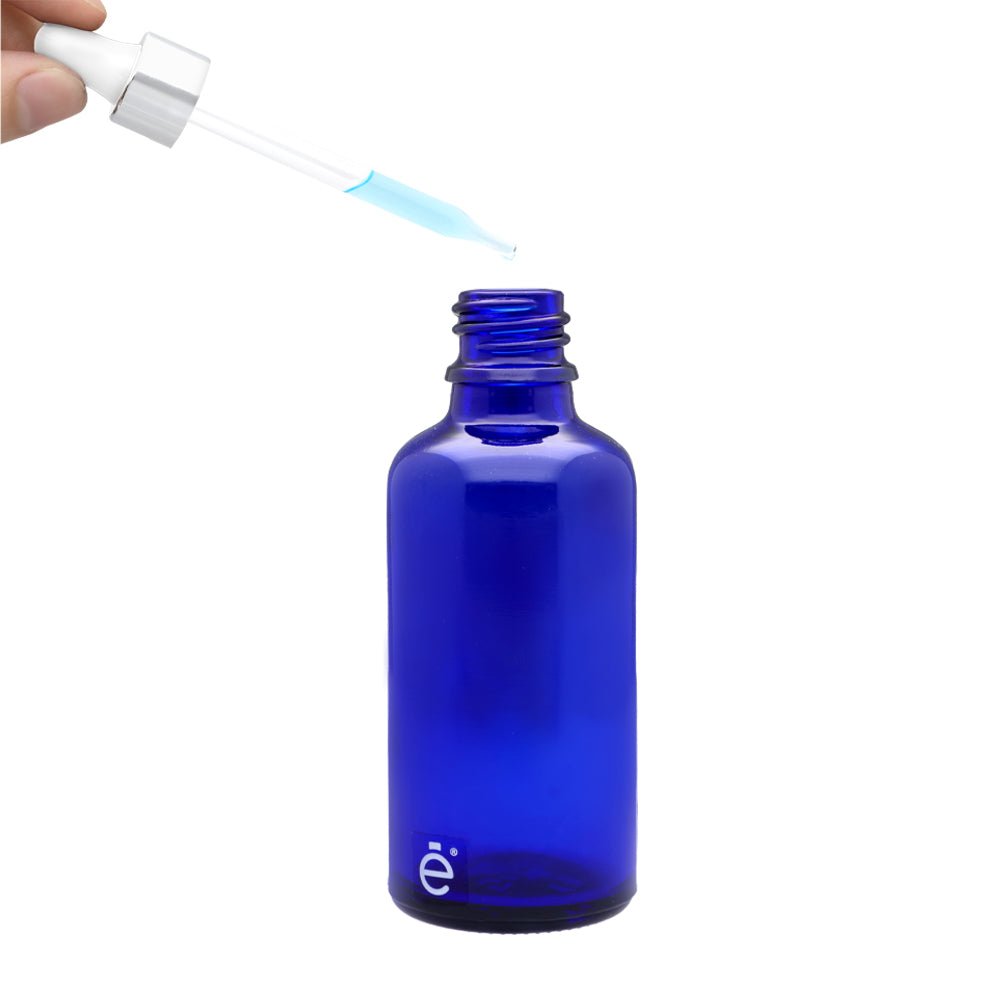 Frasco Gotero 50 Ml Vidrio Pipeta Cristal Premium